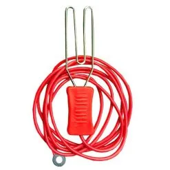 Red-Fence-Line-connection-cable-
